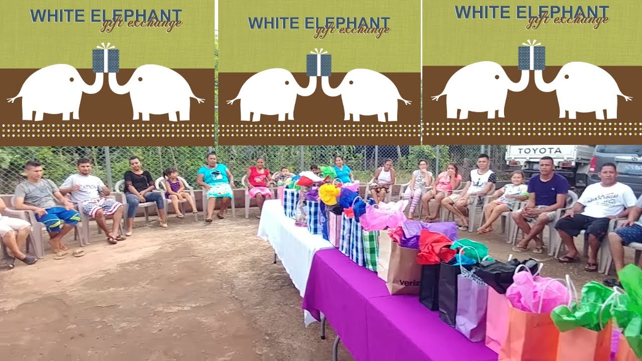 Las supocisiones para expilicar las reglas del juego. White Elephant Intercambio de Regalos.Parte 2
