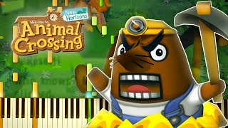 Animal Crossing - MR RESETTI&#39;S THEME (Rescue Service) | Piano Tutorial