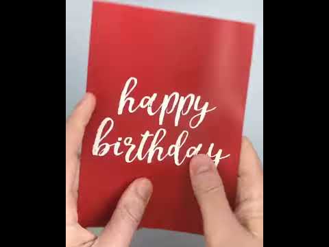 Endless Never Gonna Give You Up Birthday Card With Glitter – Joker  Greeting