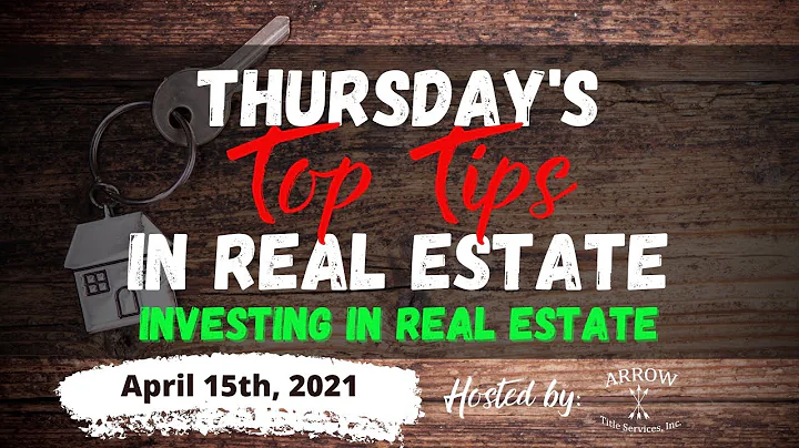 INVESTING IN REAL ESTATE // Thursdays Top Tips In ...