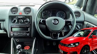 Vw Caddy  steering wheel  gear knob upgrade