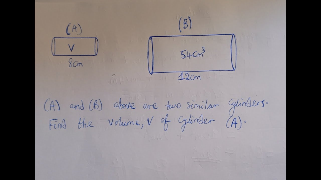Calculating the scale factor and the volume of similar shapes