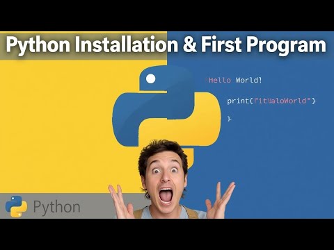 Install Python & Run Your First Program| Python Tutorial for Absolute Beginners #python #programming