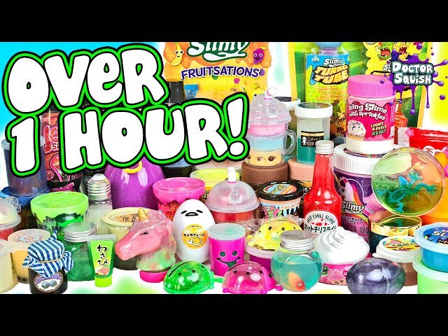 OVER 1 HOUR Of Slime Mixing!! class=