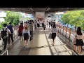 [4K] Walk around Bangkok Victory Monument during Morning Rush Hour