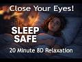 🌙20 Minute Brain Massage for Sleep Anxiety | 8D Relaxation