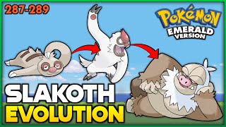 Pokemon Emerald - How To Evolve Slakoth into Vigoroth and Slaking | Hoenn Pokedex