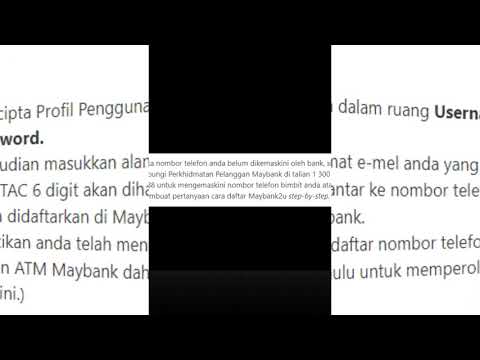 Video: Cara Berhenti Melanggan Perkhidmatan Perbankan Mudah Alih