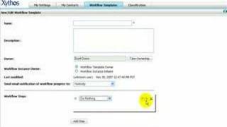 Easy to use workflow with Xythos Document Management