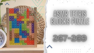 PART 267-269 || PLAYING COLORFULL TETRIS BLOCKS PUZZLE