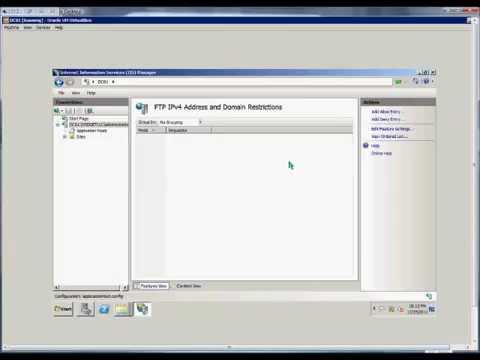 How to deny specific IP addresses to an FTP site in IIS on a Windows 2008 R2 server