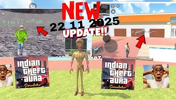 Finally 🤯 Indian Theft Aura Simulator New Update| drone mood 🥰 + Night Mood🌃| Indian theft auto 