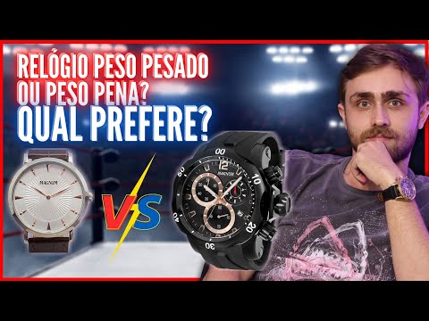 Vídeo: Quanto pesa um relógio?