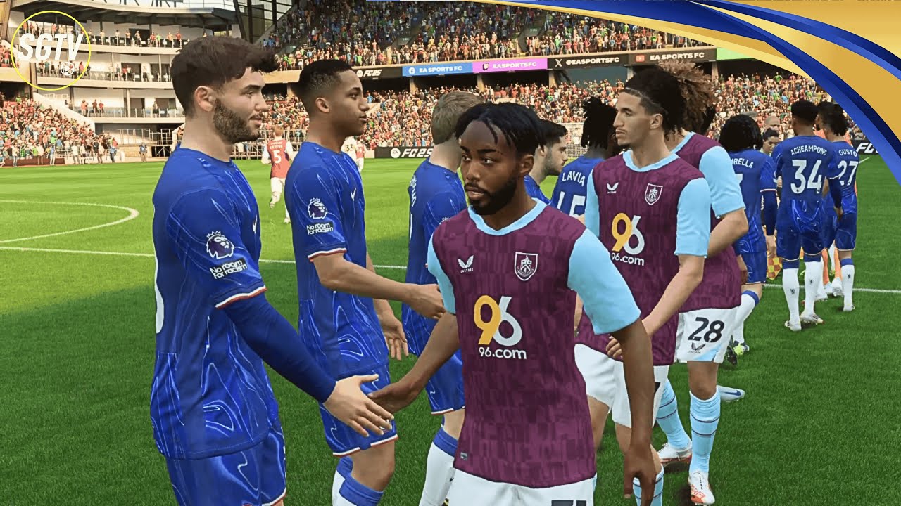 FC 25 | EPL Бернли против Челси | Реалистичный игровой процесс PS5 1080p