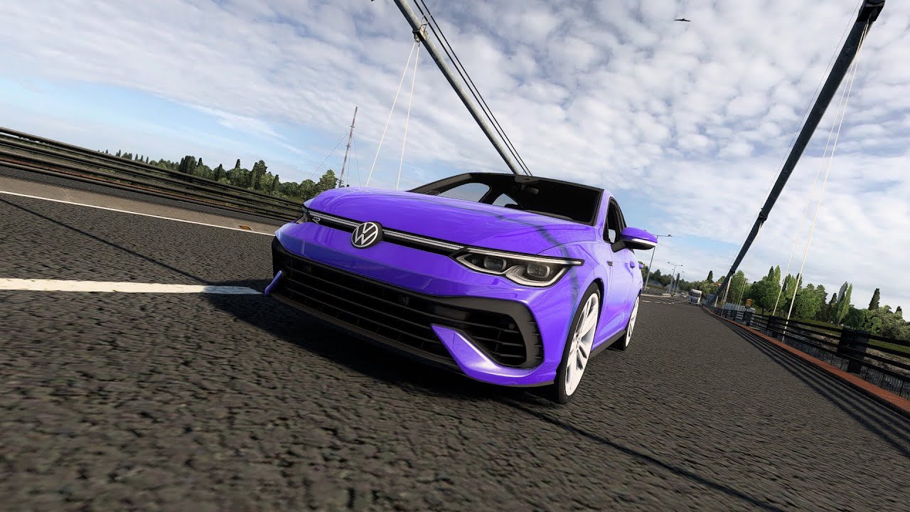 Epic Volkswagen Golf 8 R Drive in ETS2 with Insane Sound!