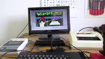 ZX SPECTRUM+ 128K, WIZARDS WARRIOR GAME, ZX INTERFACE