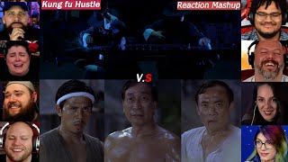 Harpists vs Three Masters | Kung fu Hustle | Reaction Mashup | #kungfuhustle