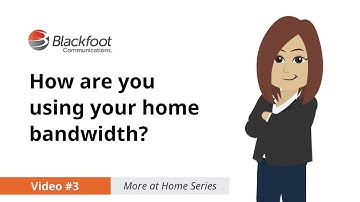 How are you using your internet bandwidth?  • More At Home, Video 3