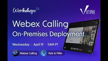 Webex Calling On-Premises Deployment