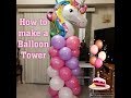 How to make a Balloon Tower / Column | DIY Balloon Tutorial