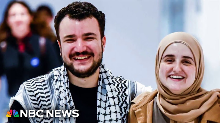 Pro-Palestinian activist Mahmoud Khalil returns home after release