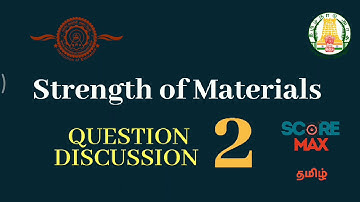 Q&A - 2 | Strength Of Materials  | TRB POLYTECHNIC | SSC JE | TNPSC AE