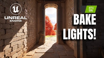 Fast Way To Bake Lights in Unreal Engine 5