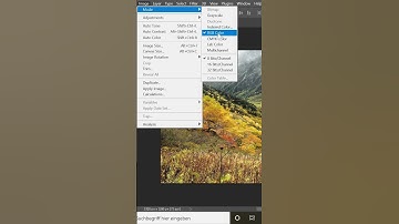 How to change the color space in Photoshop? #Shorts