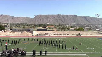 RIVERSIDE HIGH SCHOOL PRE T-BIRD MARCHING BAND PERFORMANCE COLOR GUARD
