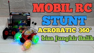 RC STUNT CAR Mainan Anak Mobil Remote Stunt bisa Jungkir Balik