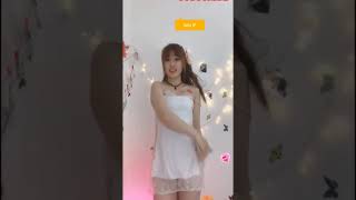 Em Gái Xinh Bigo Mặc Váy Trắng Mỏng Nhảy L, Ộ Ha Àng 2