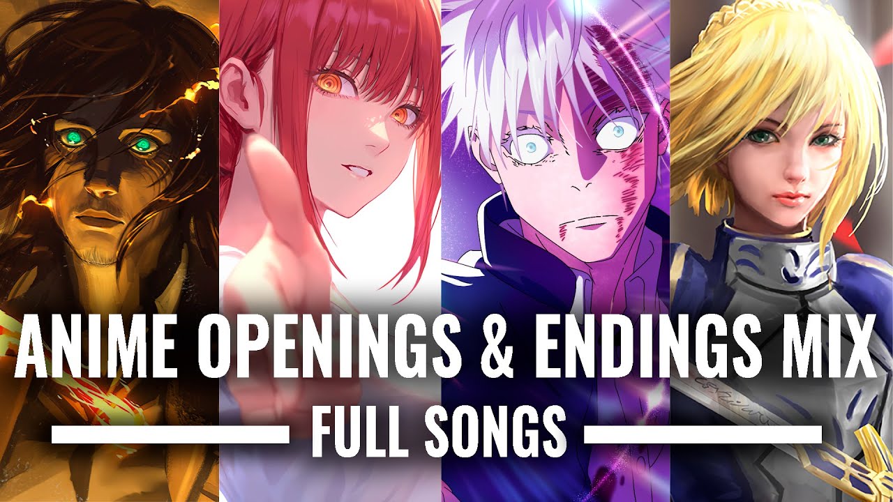 Anime Openings  Endings Mix Full  Songs