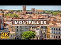 Montpellier france   4k drone footage with subtitles