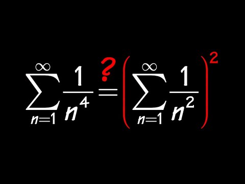 Sum of 1/n^4