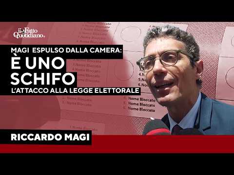 Espulso dalla Camera e seduta sospesa, Magi: “Peggio della legge truffa”