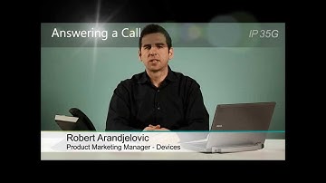 OpenScape IP 35G Video Tutorial | Answering a Call