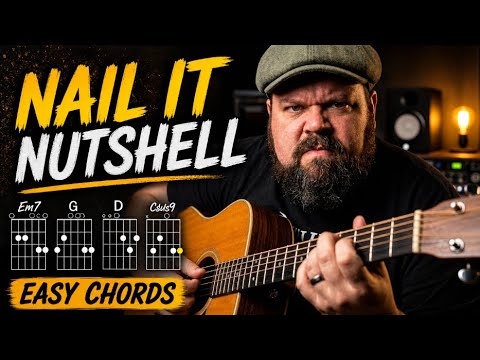 Nutshell Guitar Tutorial + Easy Strumming Pattern