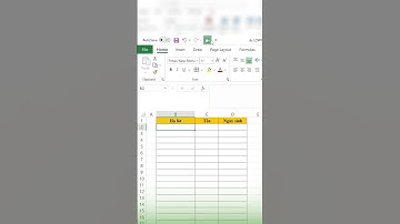 [Thủ thuật Excel] Tạo Form để điền dữ liệu chính xác trong Excel! #Shorts