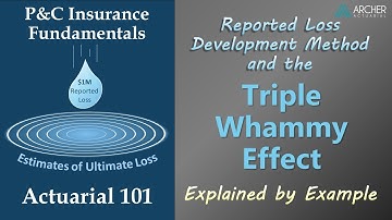 Reported Loss Development Method and the Triple Whammy Effect - Actuarial 101 - P&C Insurance