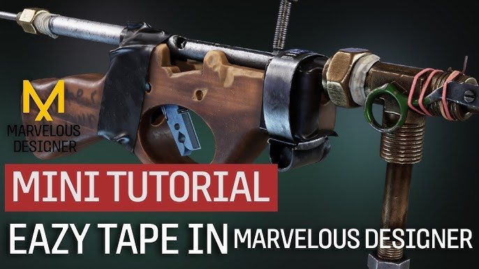 Duct Tape Quick Tutorial + Free SmartMaterial ( on Artstation) 