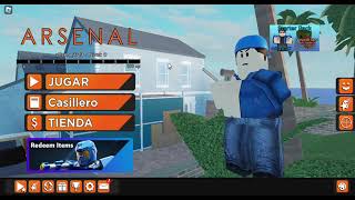 jugamos arsenal en roblox, mi primer viddeo