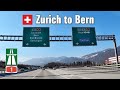 From Zurich to Bern (4K) Fast Motion with Music – Driving Tour Switzerland 🇨🇭
