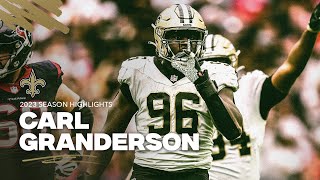 Carl Granderson 2023 NFL Season Highlights | New Orleans Saints