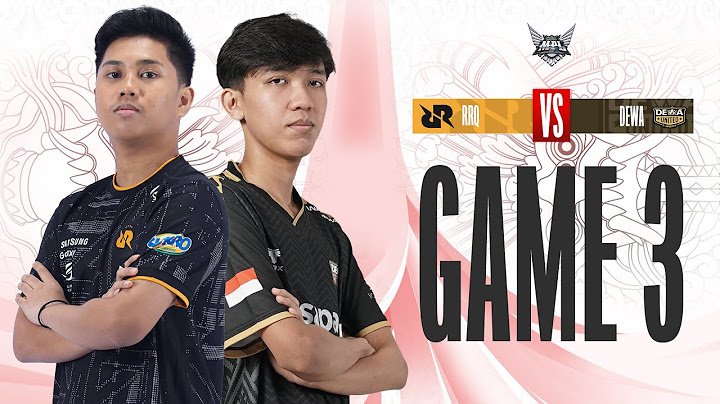 RRQ vs DEWA UNITED E-SPORTS | Regular Season WEEK 8 DAY 4 | GAME 3 | #MPLIDS12