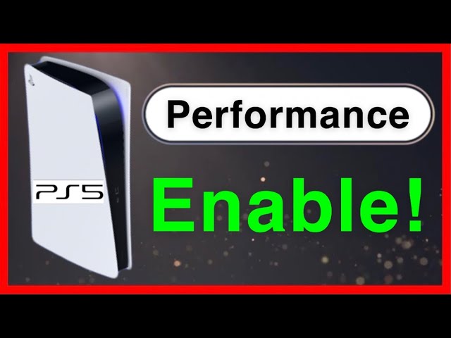 PS5 How to Enable Performance Mode & Important Tips NEW! 