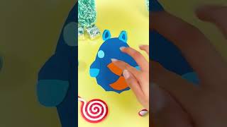 Let’s Get Crafty! 🎄 Blippi and D.Bo’s Holiday Paper Creations #Shorts