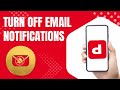 How to Turn Off Email Notifications on Depop App