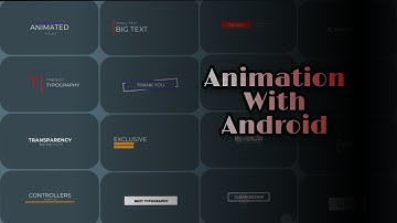 Make professional intro, title animation and lower third for video with Android || FH Production