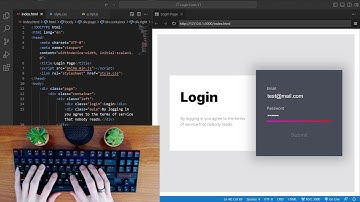 ASMR Programming - Coding Animated Login Screen - No Talkin