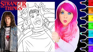 Coloring Stranger Things Eddie Munson Coloring Page | Ohuhu Art Markers